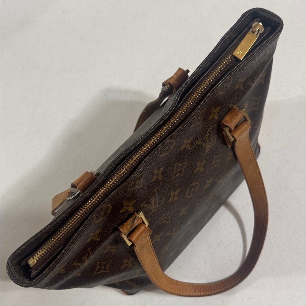 Louis Vuitton Cabas Piano Brown and Gold Monogram Tote Authentic - Picture 16 of 16